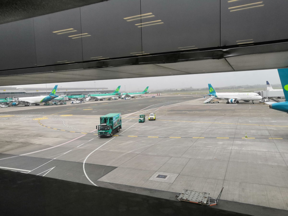 Letouny Aer Lingus na dublinském letišti