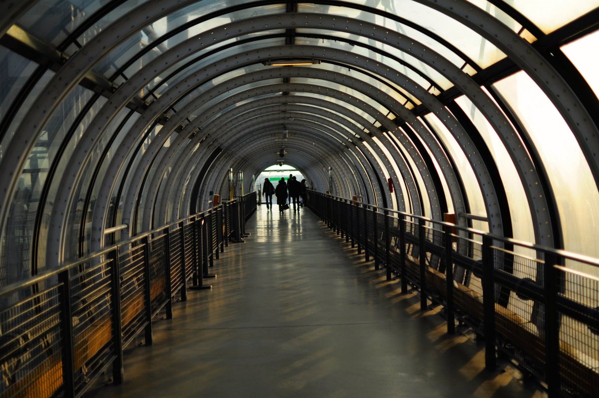 Cesta na vyhlídku Pompidou