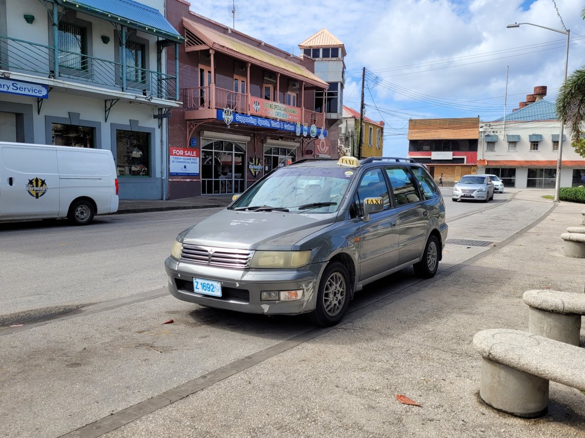 Taxi v Bridgetownu