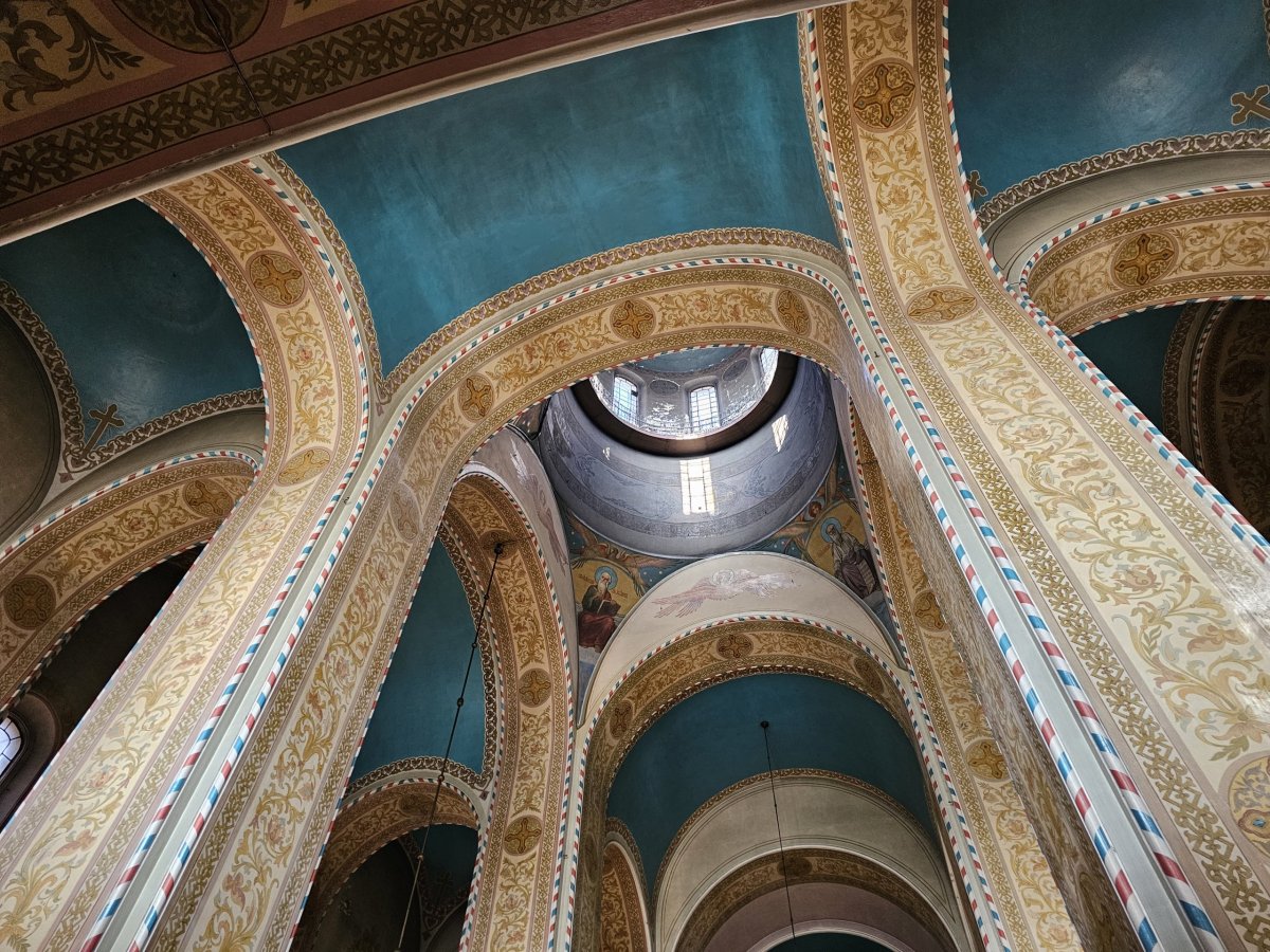 Interiér katedrály Alexandra Něvského