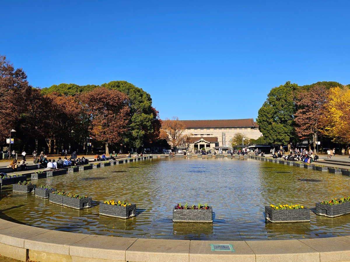 Fontána v Ueno Park