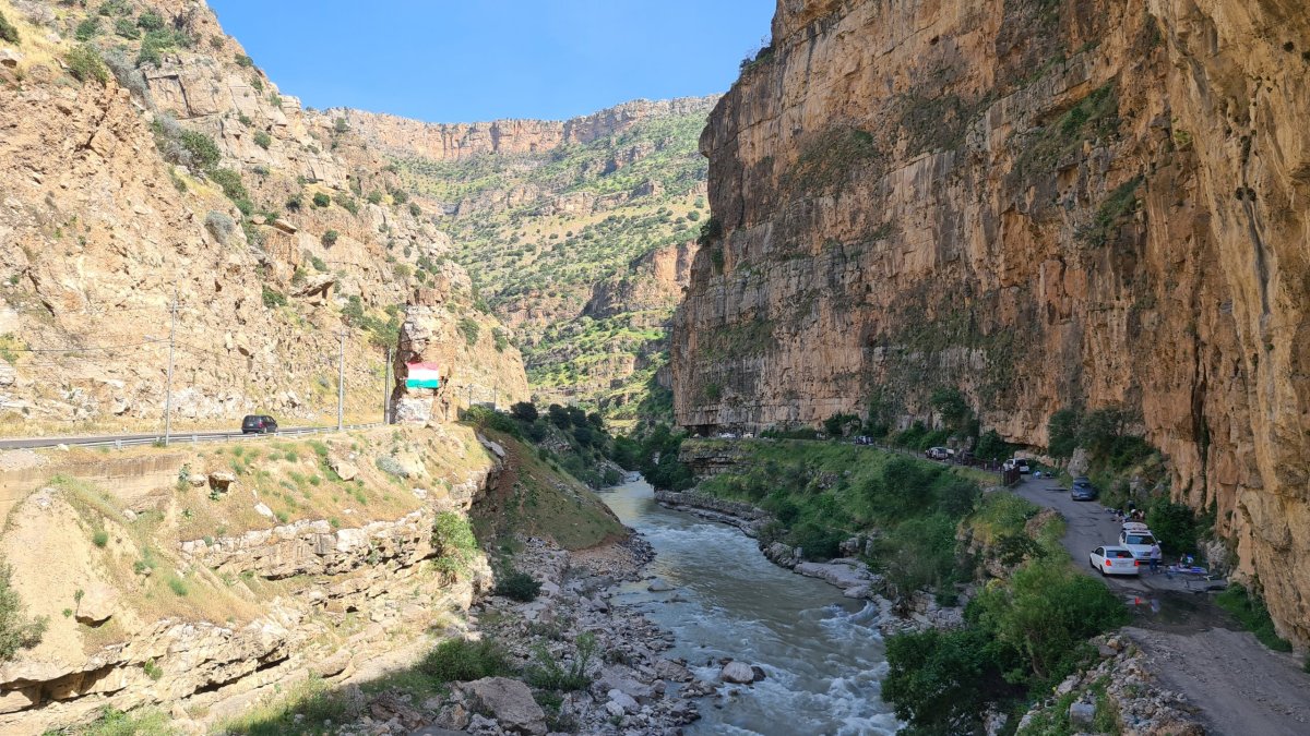 kaňon cestou do Soranu