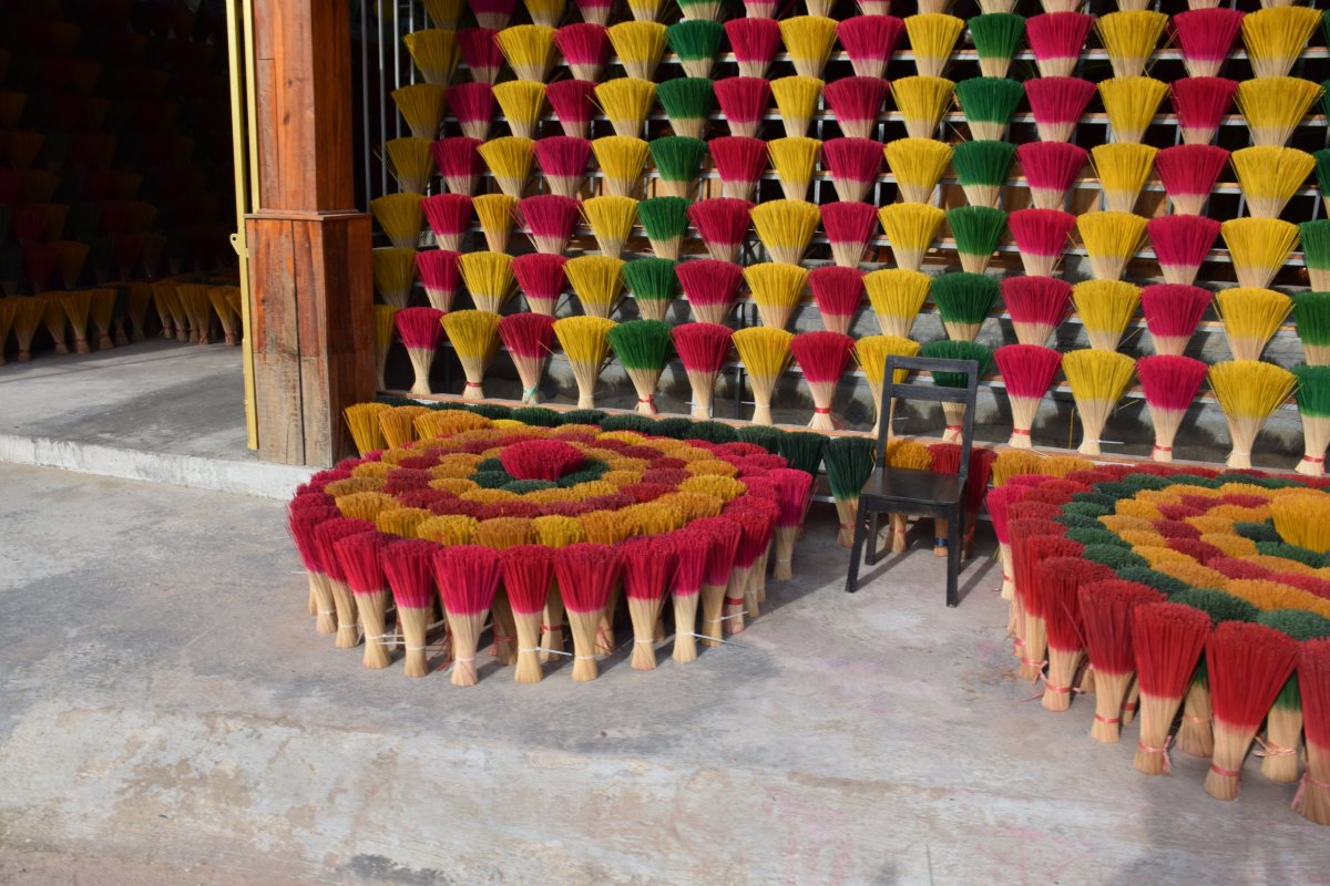 Vesnice vonných tyčinek, Hue, Vietnam