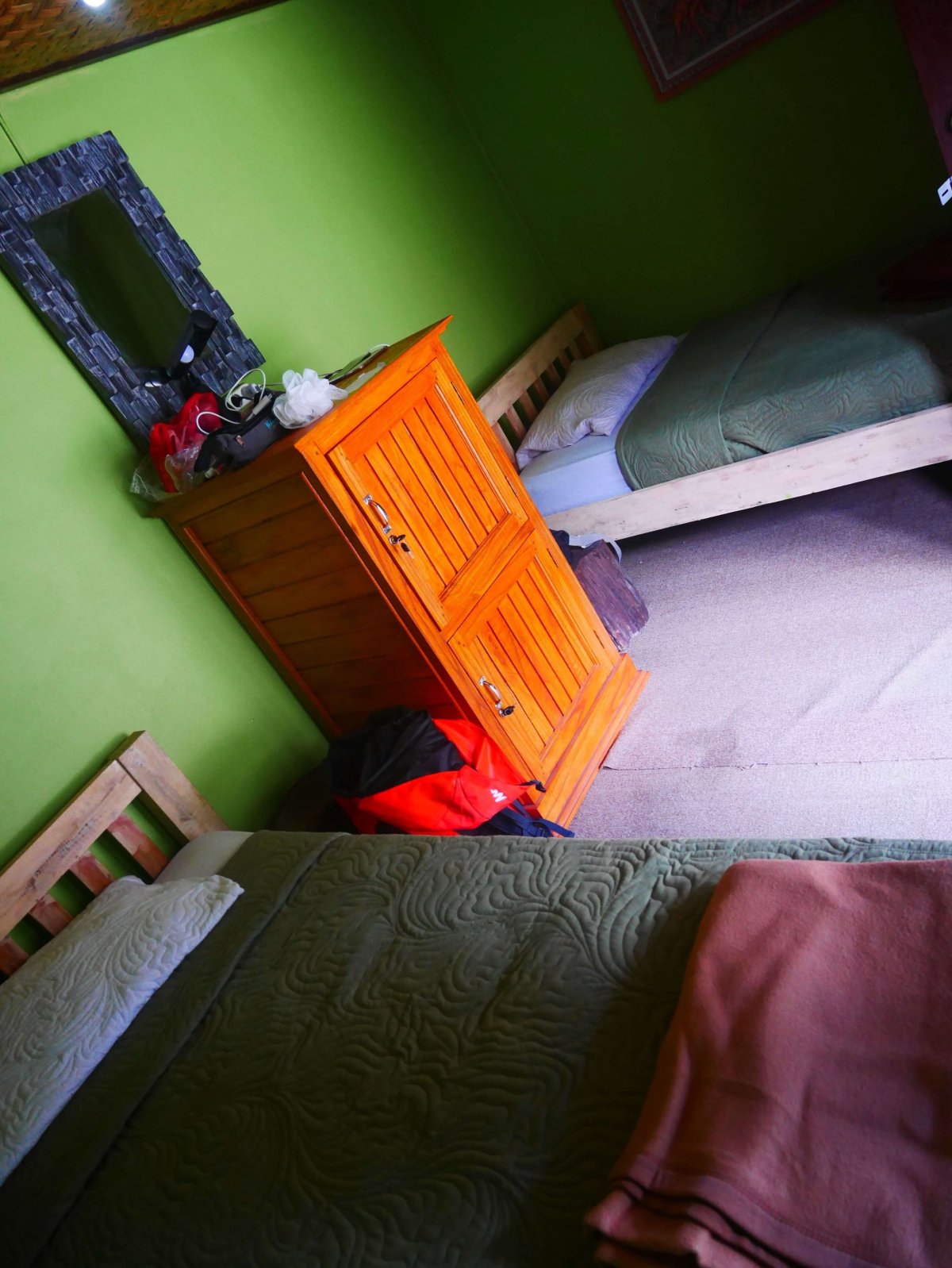 ubytování u jezera Batur