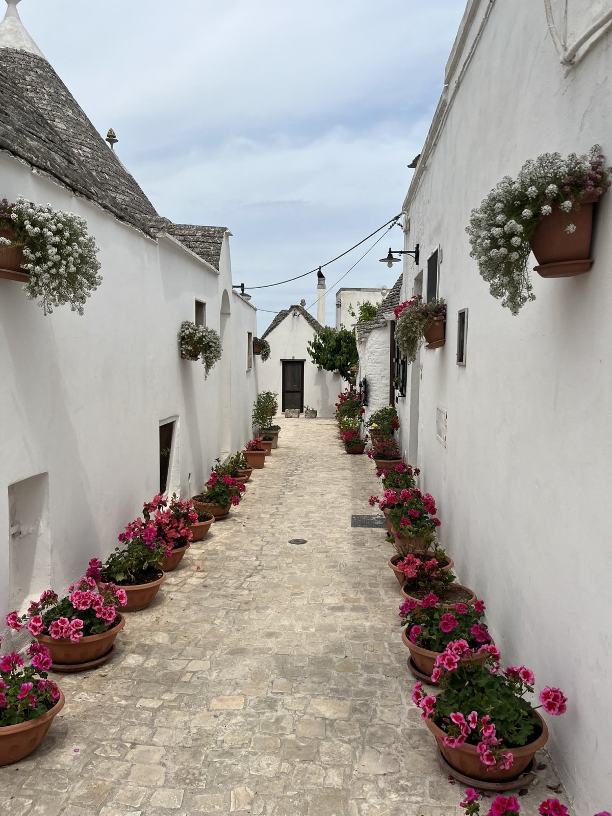 ulička v Alberobello