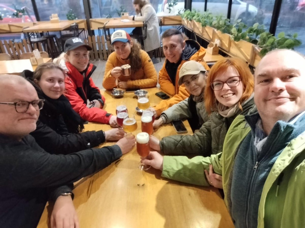 degustace piva v místním pivovaru