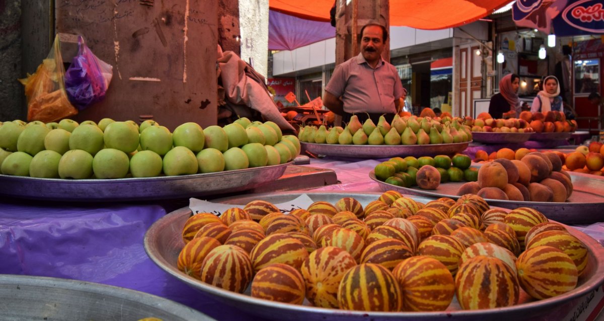 Krásné tržiště v Sanandadži