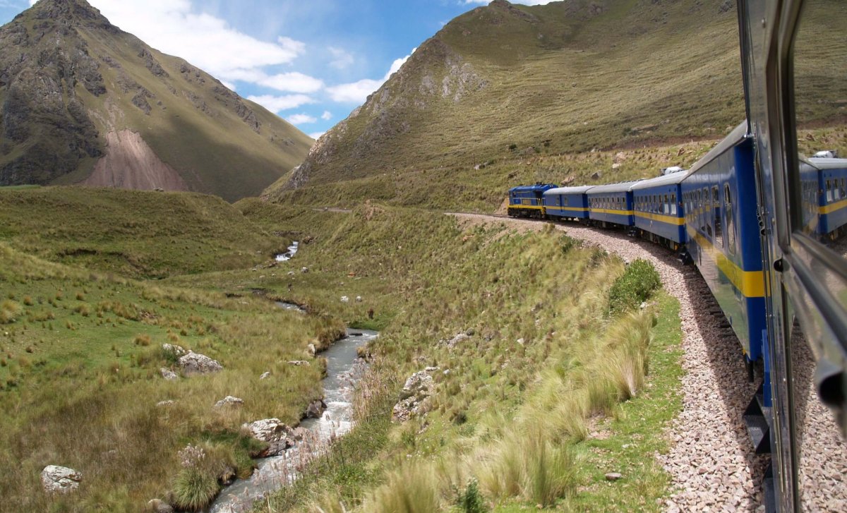Horský vlak v Peru