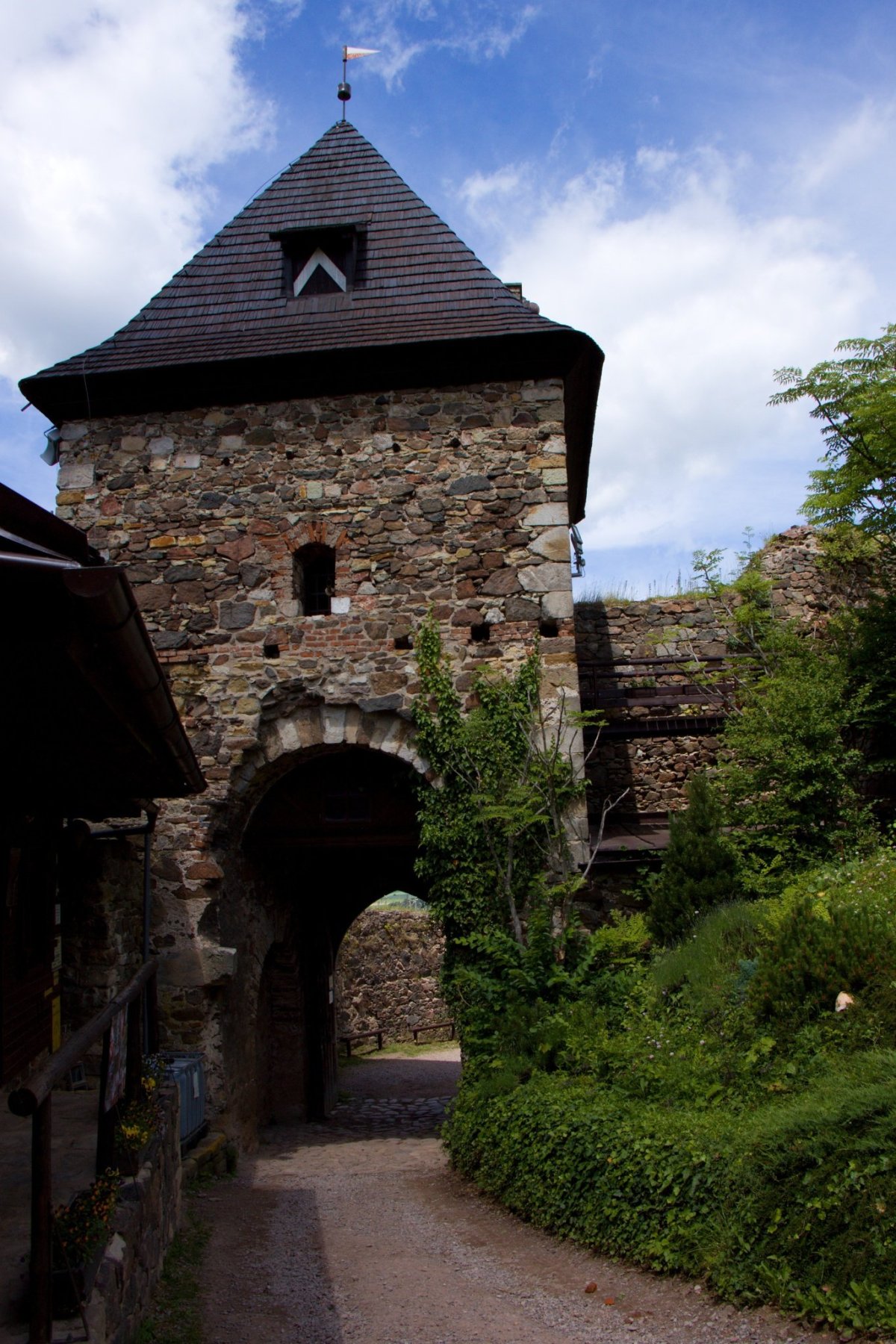 Vstupní brána hradu 