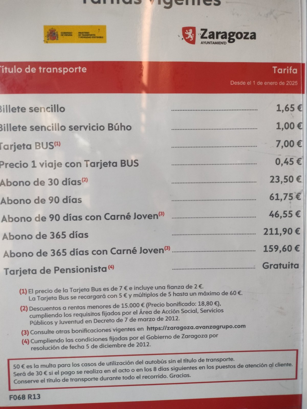 jízdné v autobusech