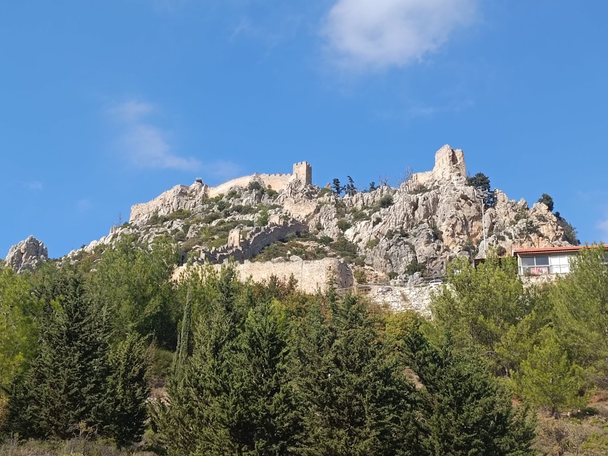 Pohled na St. Hilarion 