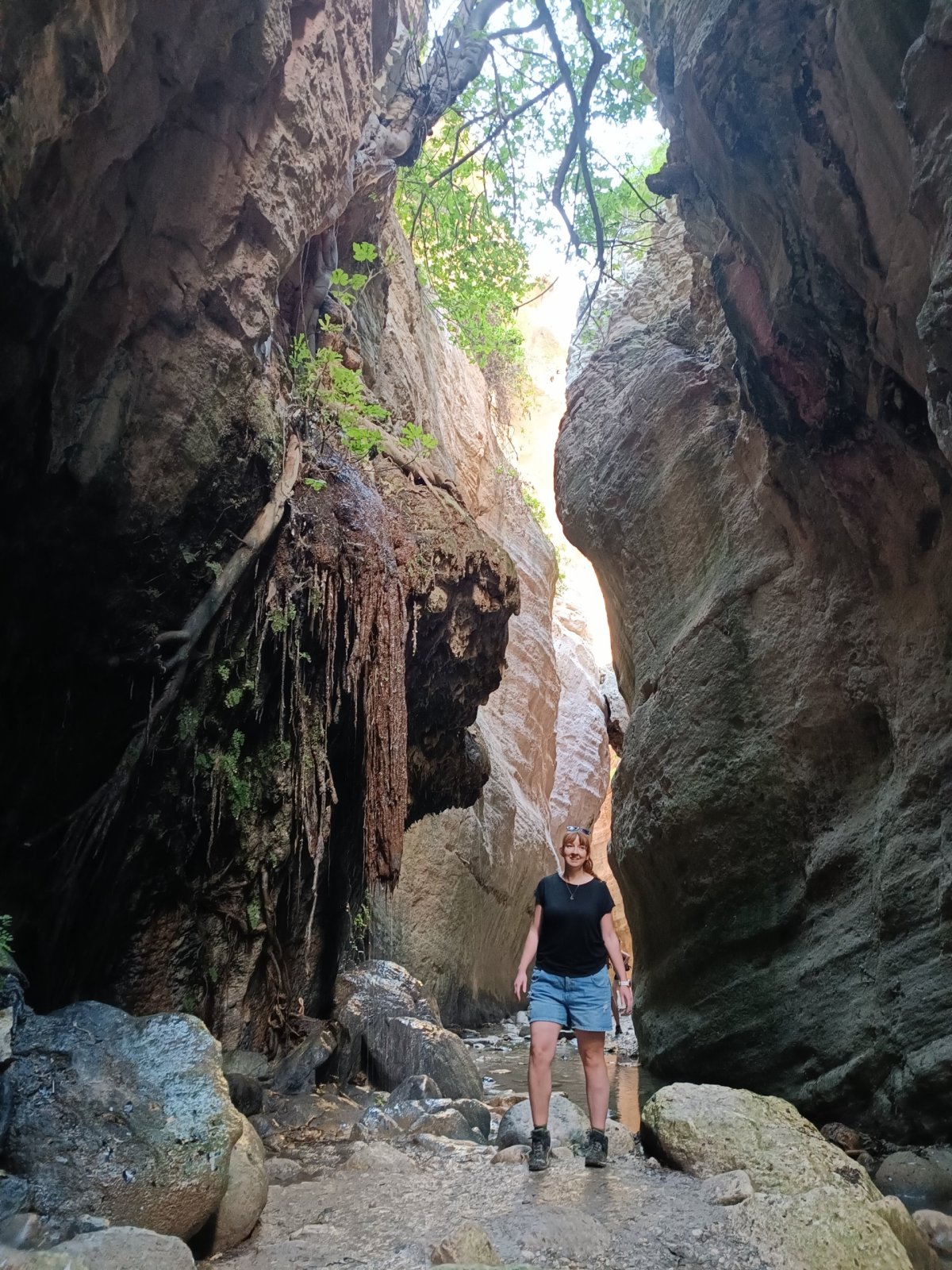 V soutěsce u vodopádu