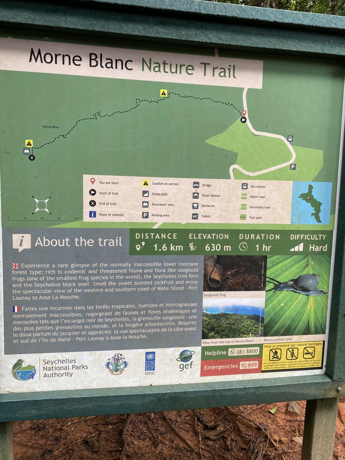 Morn Blanc Trail