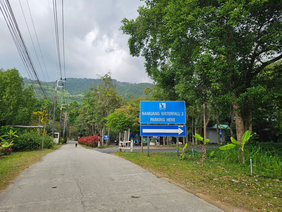 Směr Namuang Waterfall 2