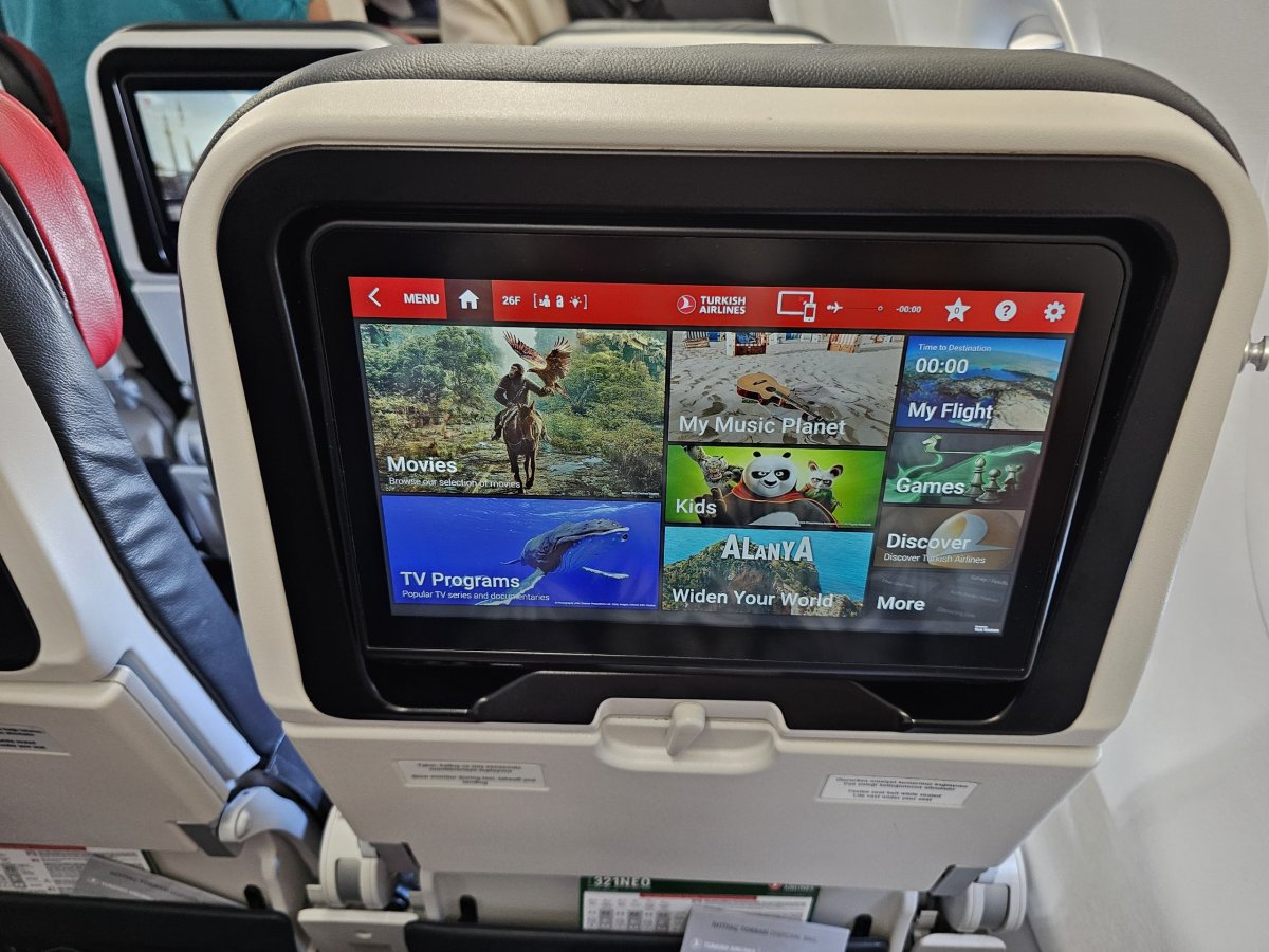 Zábavní systém, Airbus A321