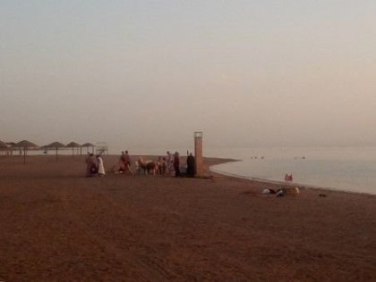 Piknik jordánských rodin