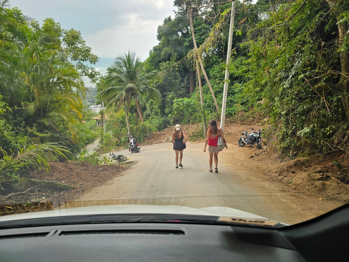 Strmý kopec - cesta k Overlap Stones