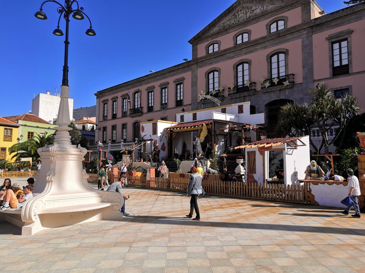 Betlém na náměstí Plaza del Ayuntamiento