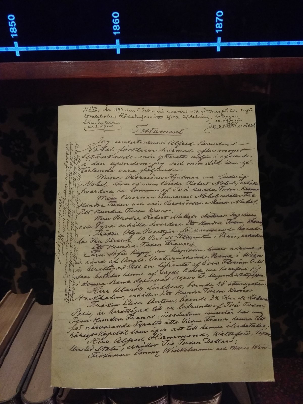 Nobeleho poslední vůle