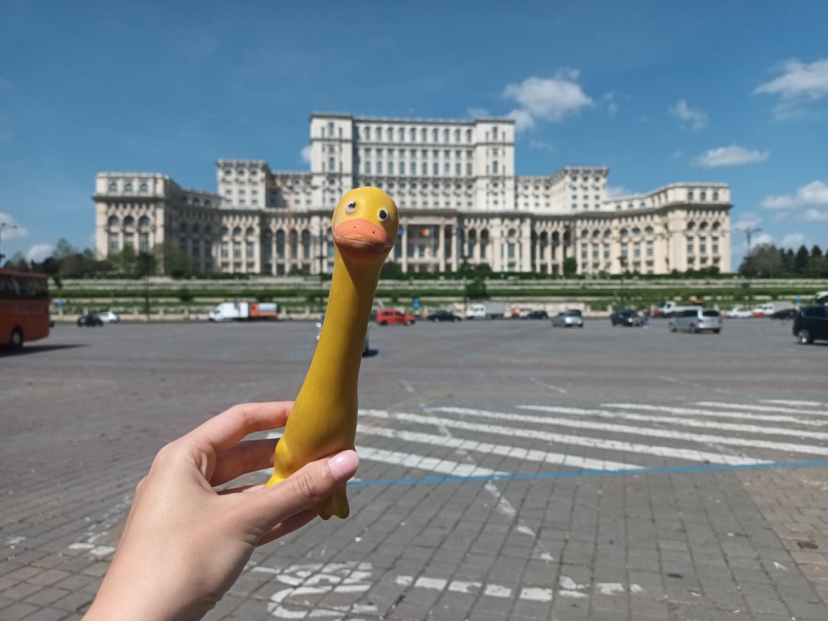 Ceaușescův palác. .tak jsem tady!