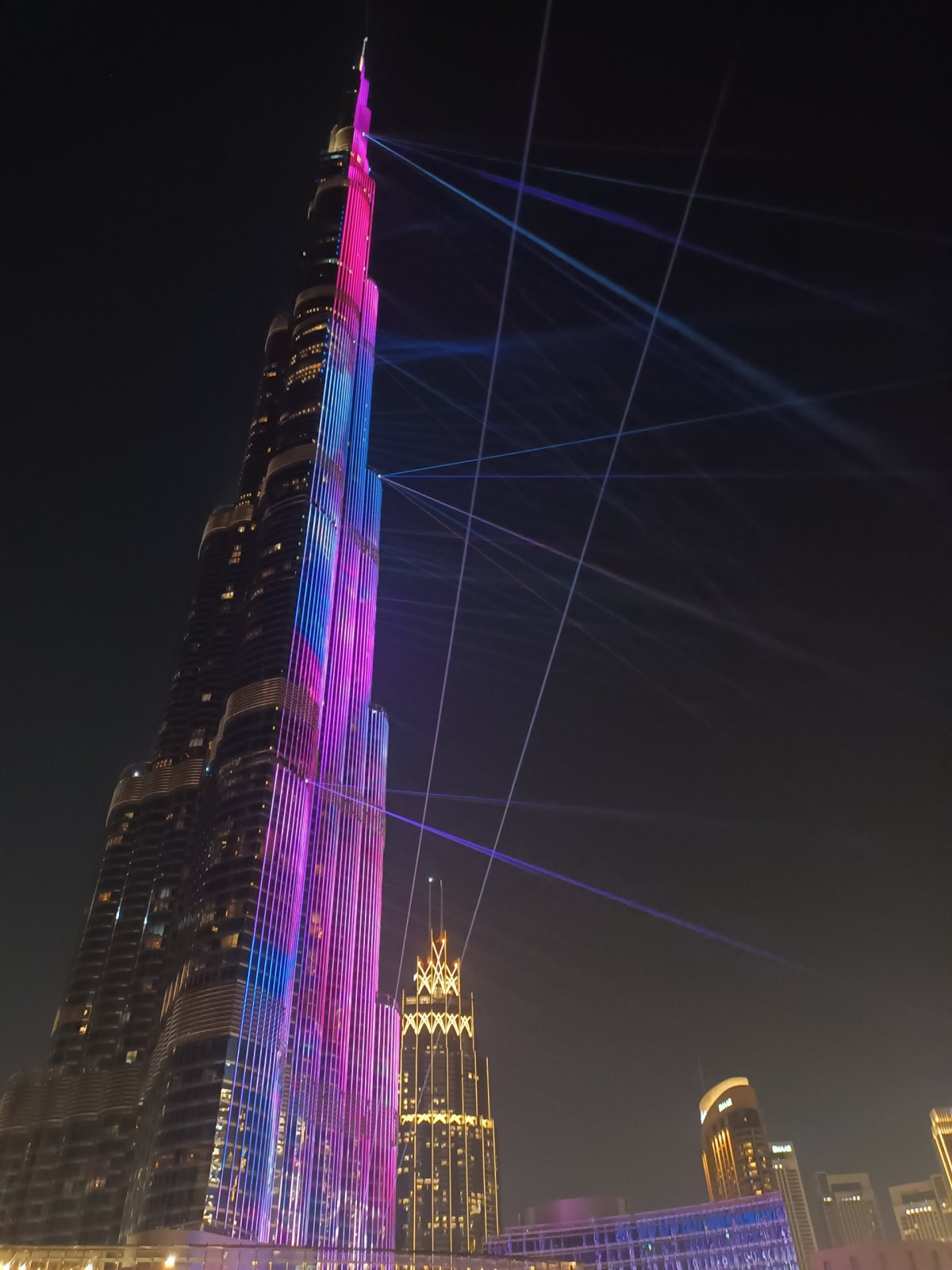 Světelná show s lasery