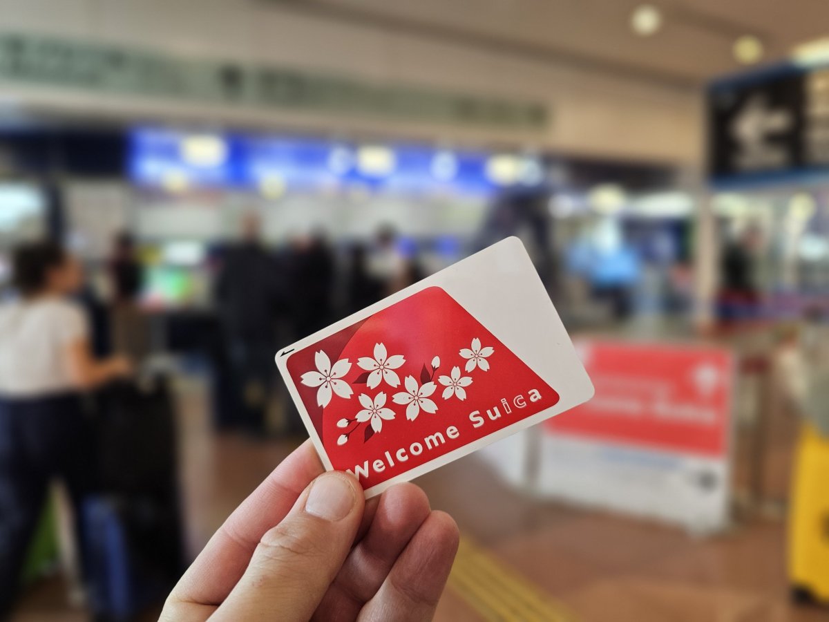 Turistická dopravní karta Welcome Suica