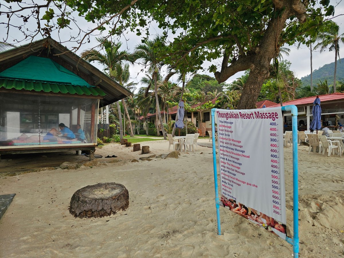 Silver Beach, masáže na pláži