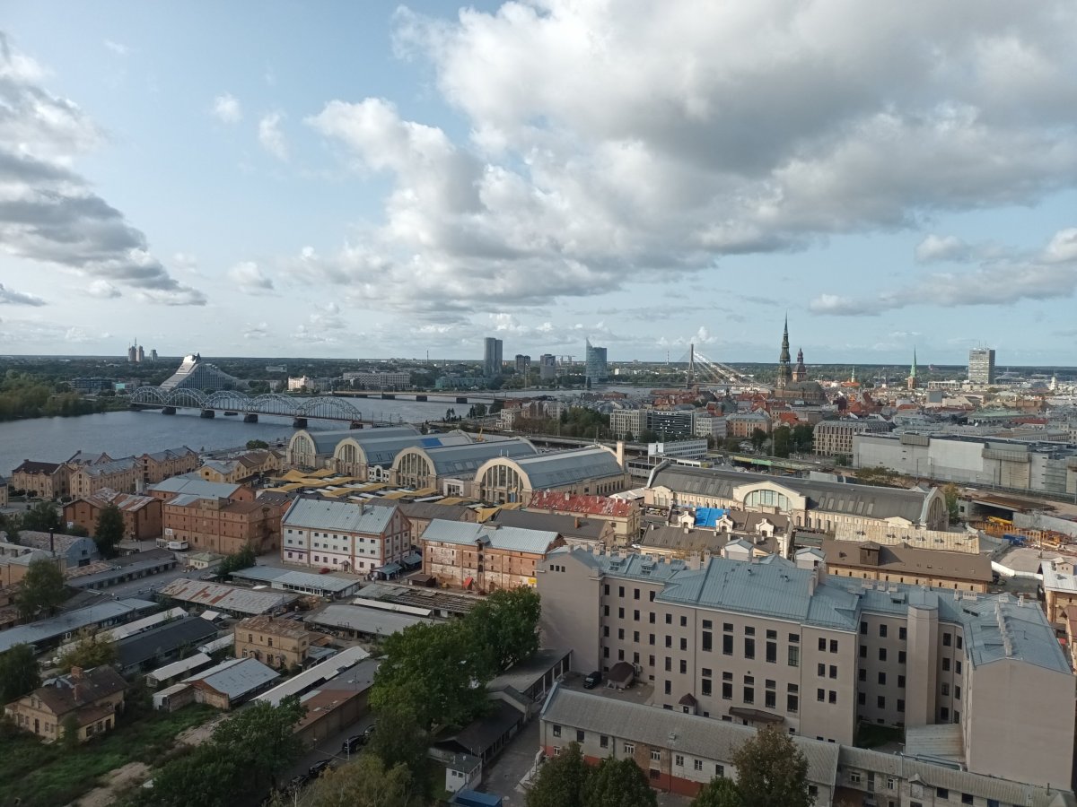 Výhled na "Panorama Riga"