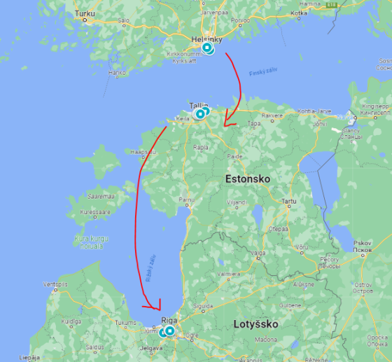 Plán seversko-pobaltského putování