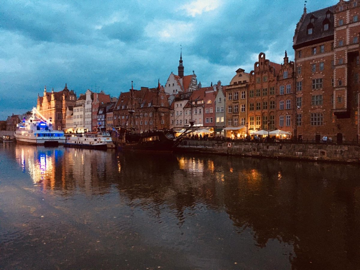 Večerní Gdaňsk