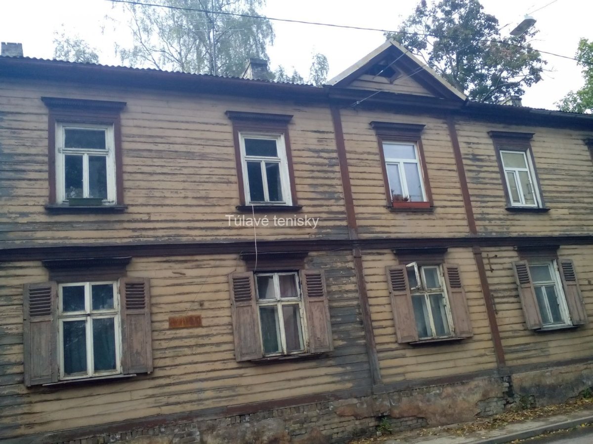 Riga štvrť drevených domov