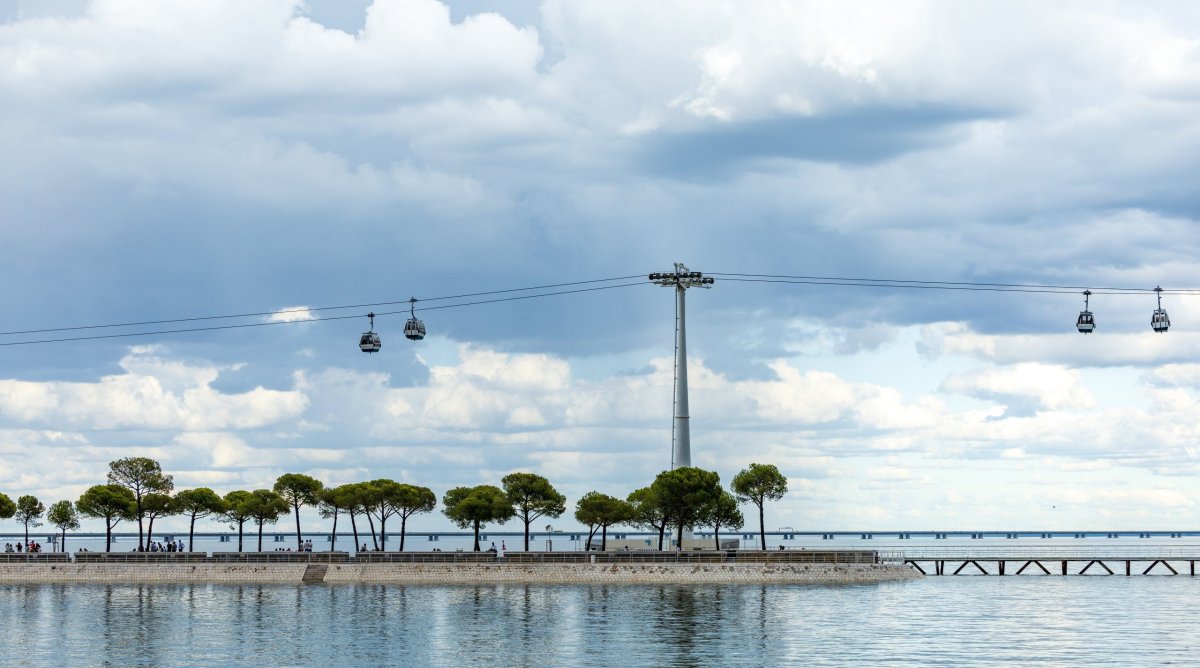Telecabine Lisboa - vyhlídková lanovka / gondola.