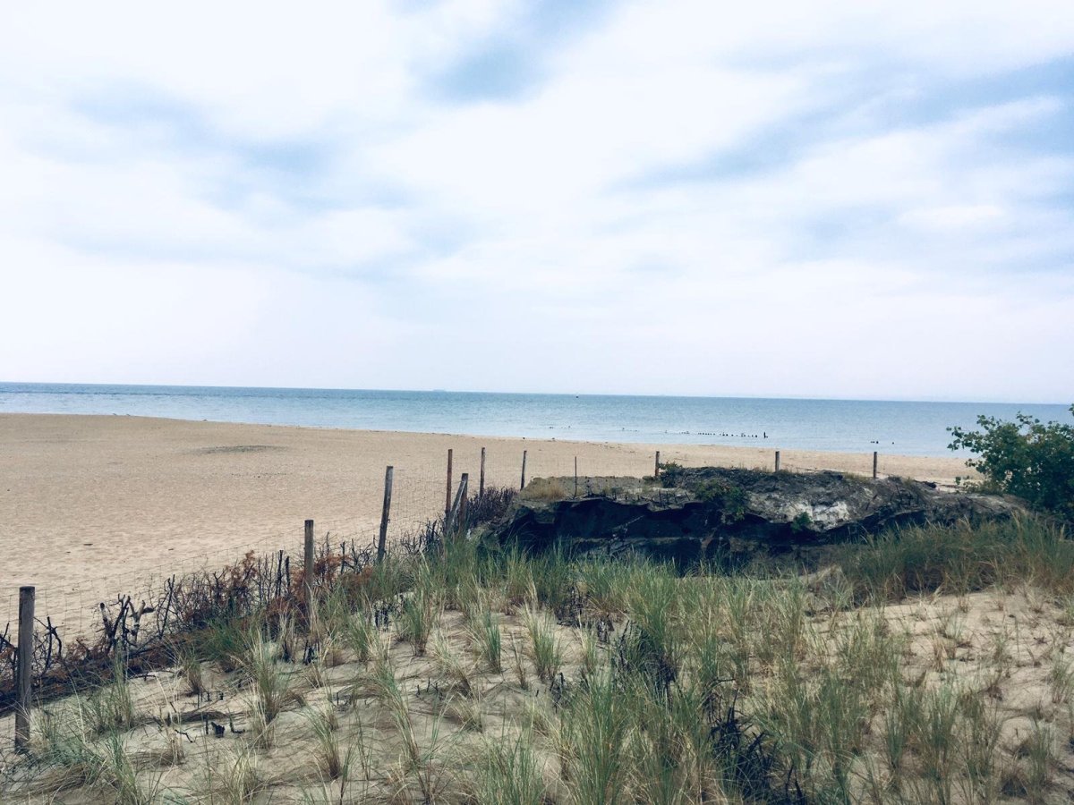 Helská kosa - druhoválečné opevnění, dělostřelecká baterie