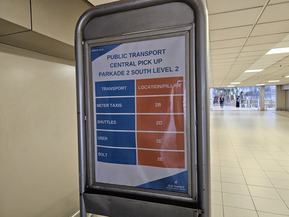 Rozcestník na parkovišti