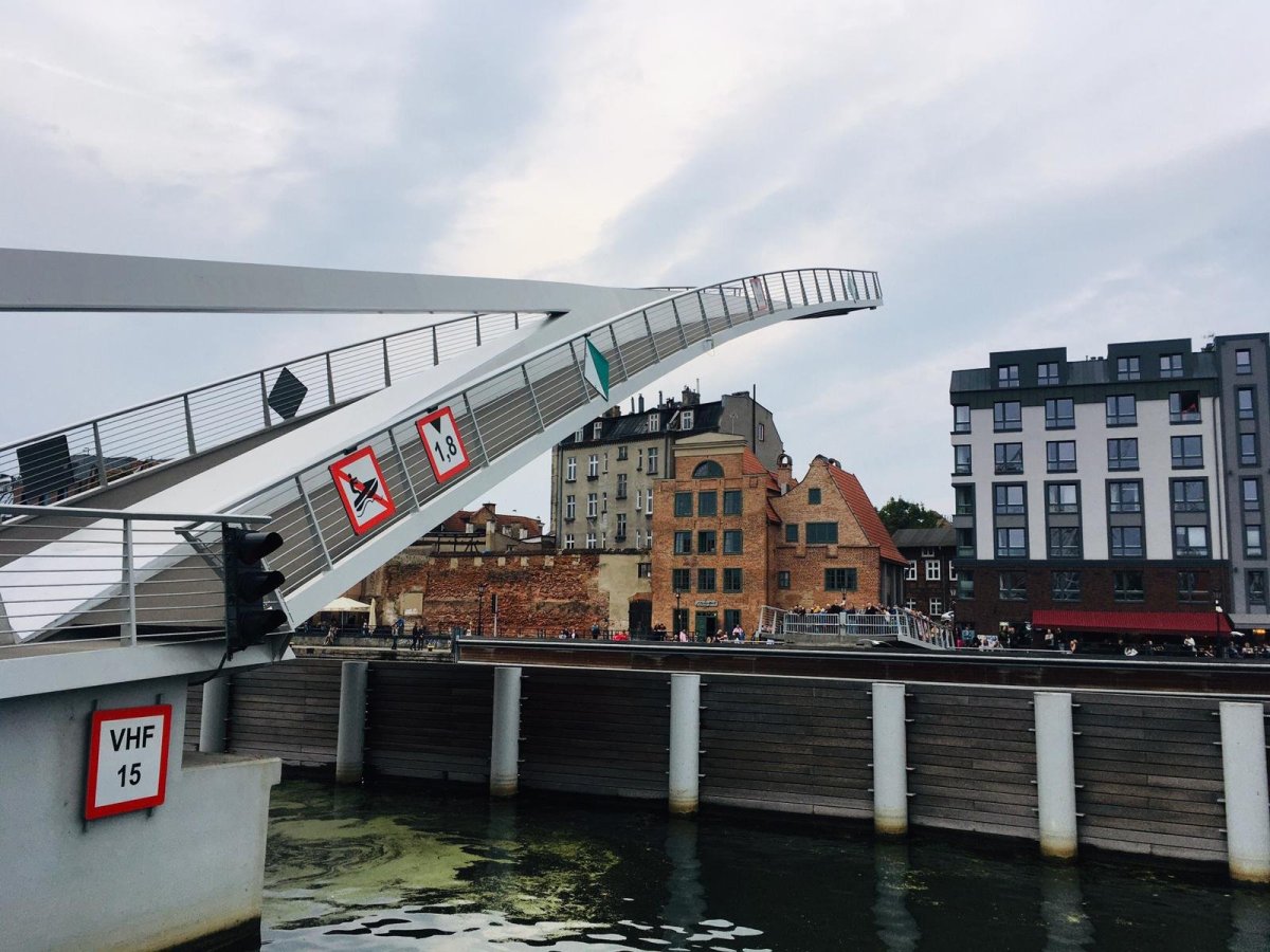 Gdaňsk - zvedací most