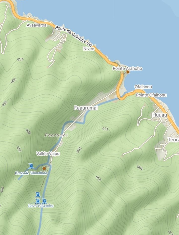 Okolí Les 3 Cascades