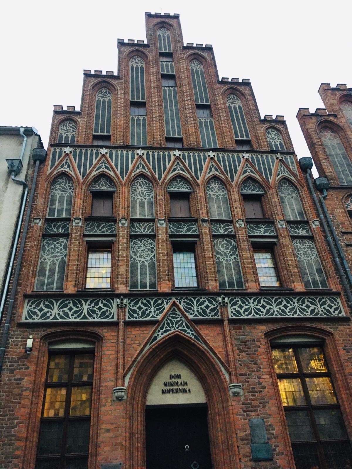 Toruň - dům v němž se narodil Mikoláš Koperník