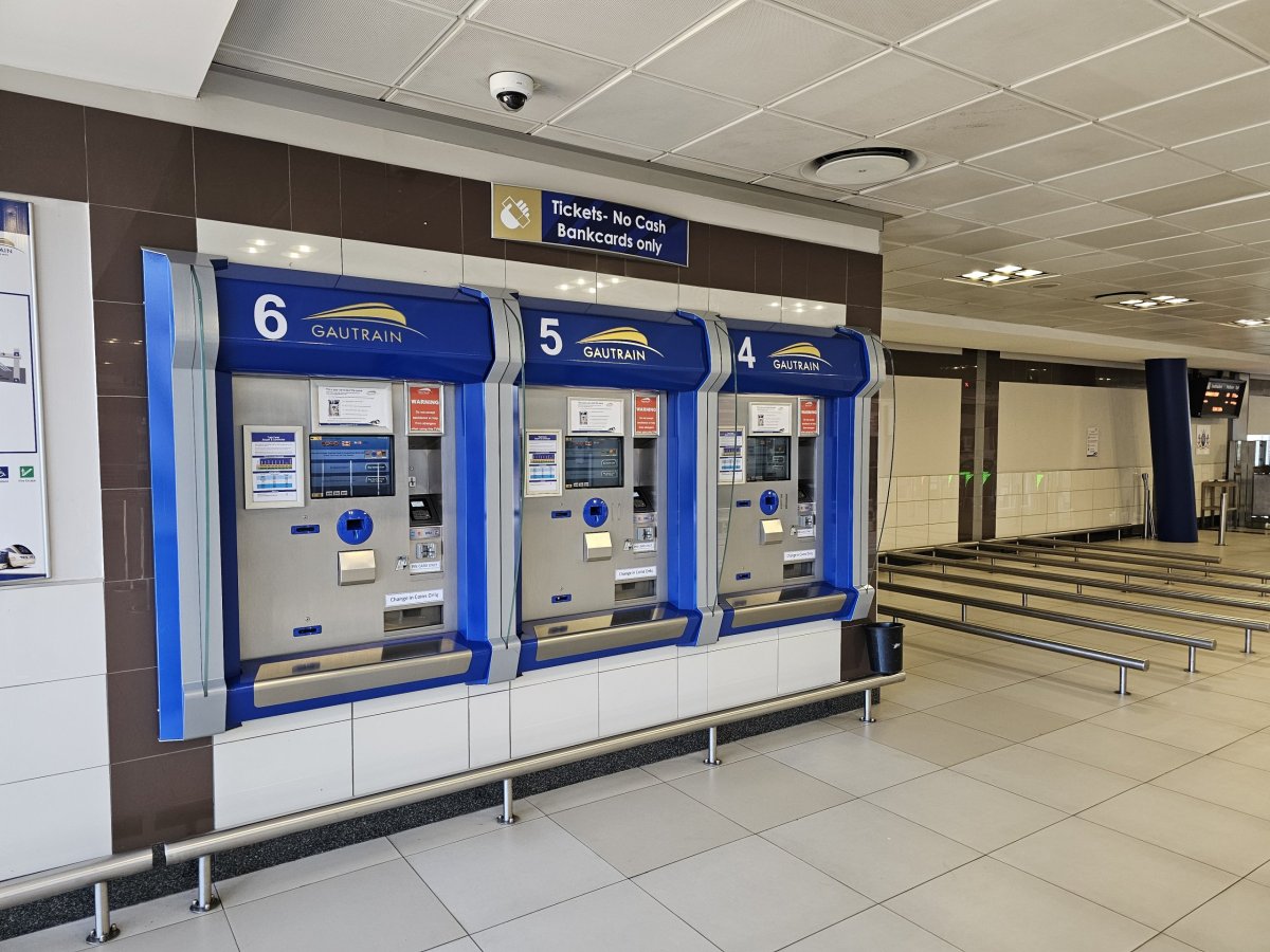 Jízdenkový automat na Gautrain