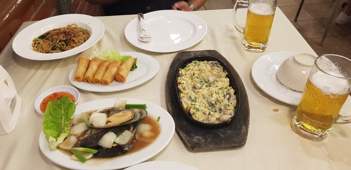 Fantastická večer v Orkid Ria Seafood - nejlepší jídlo za celou dovolenou! :)