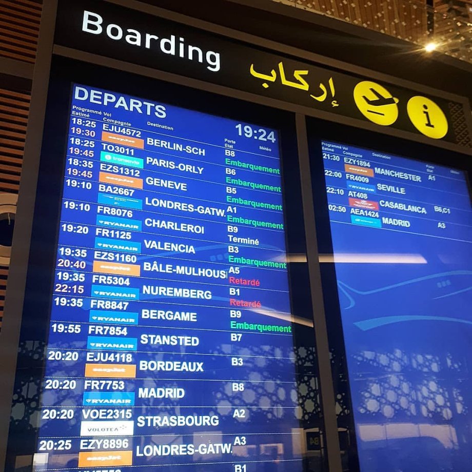 a máme tu zpoždění odletu