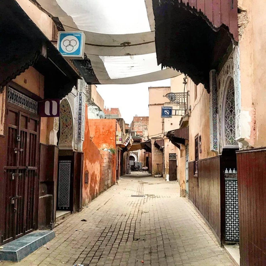 uličky v Meknes