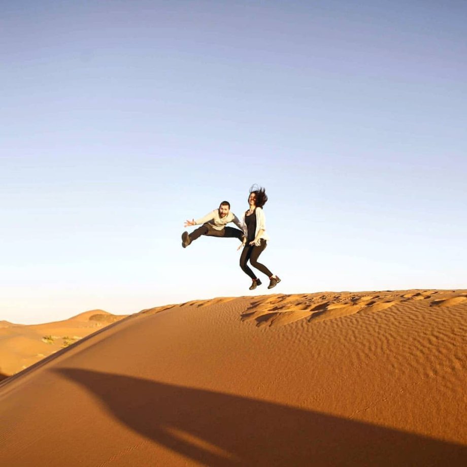 písečná duna Erg Chebbi