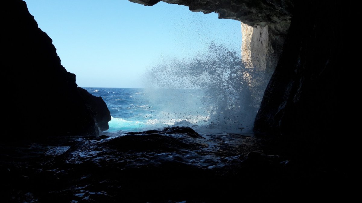 Vstup do Grotta di Netunno.