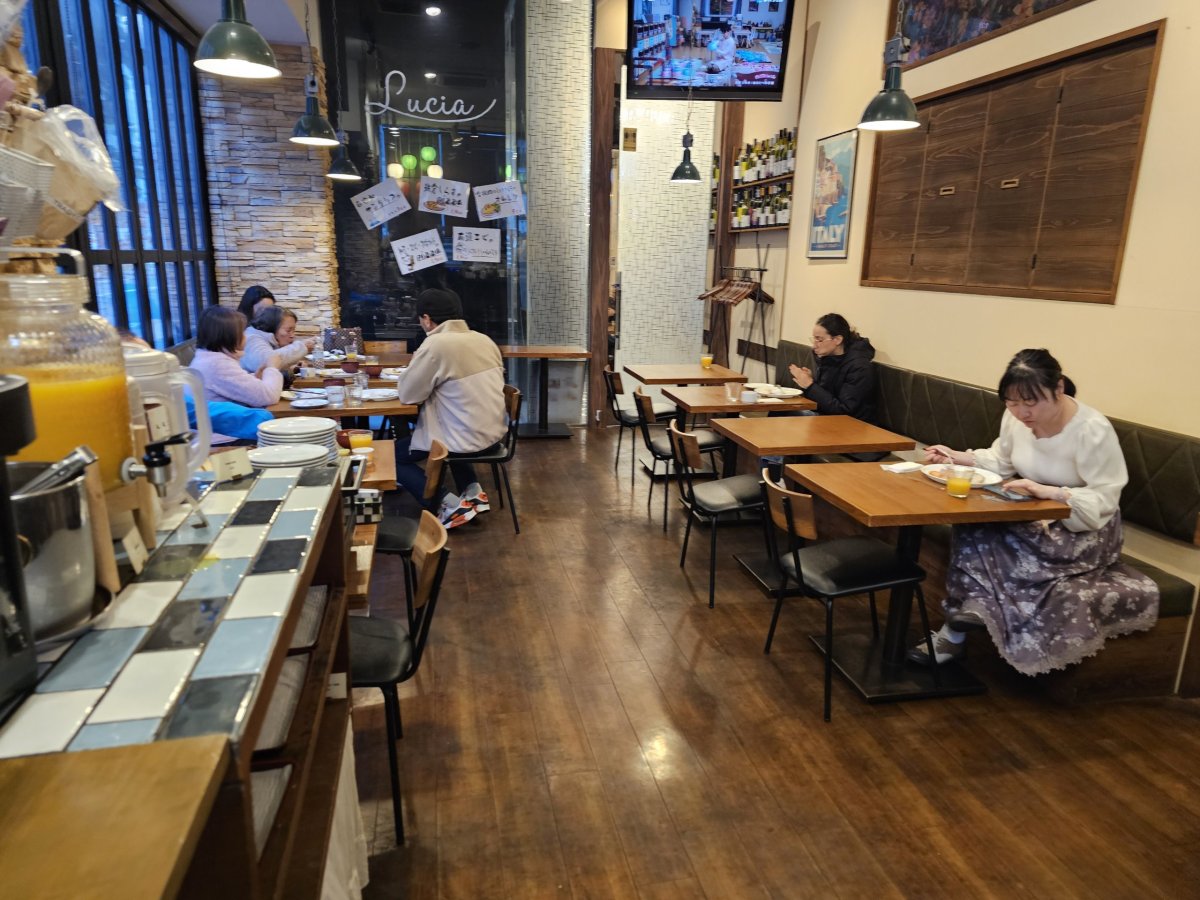 Snídaně - pizzeria Lucia