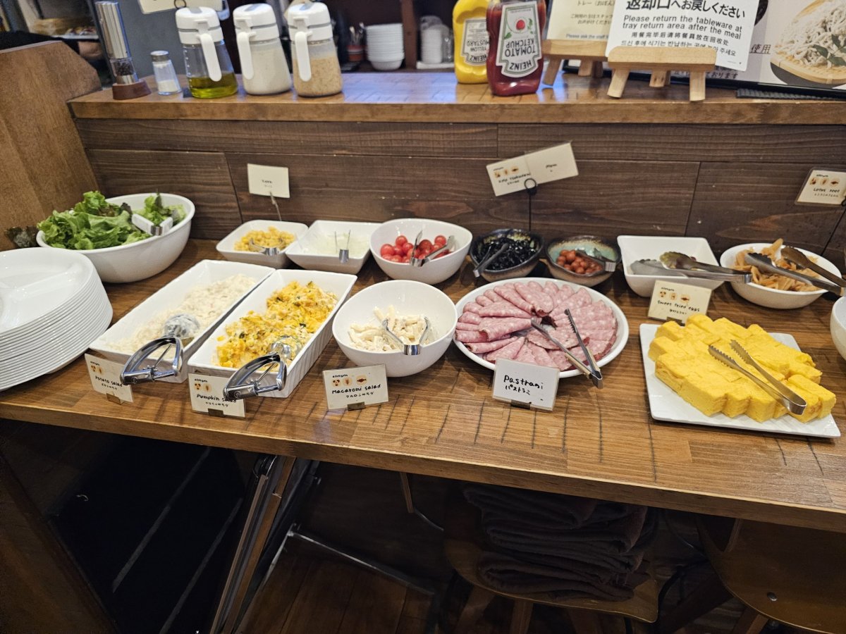 Snídaně - studená nabídka