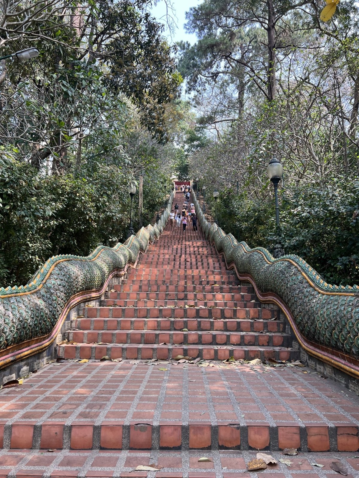 Schody vedoucí k Wat Phra That Doi Suthep