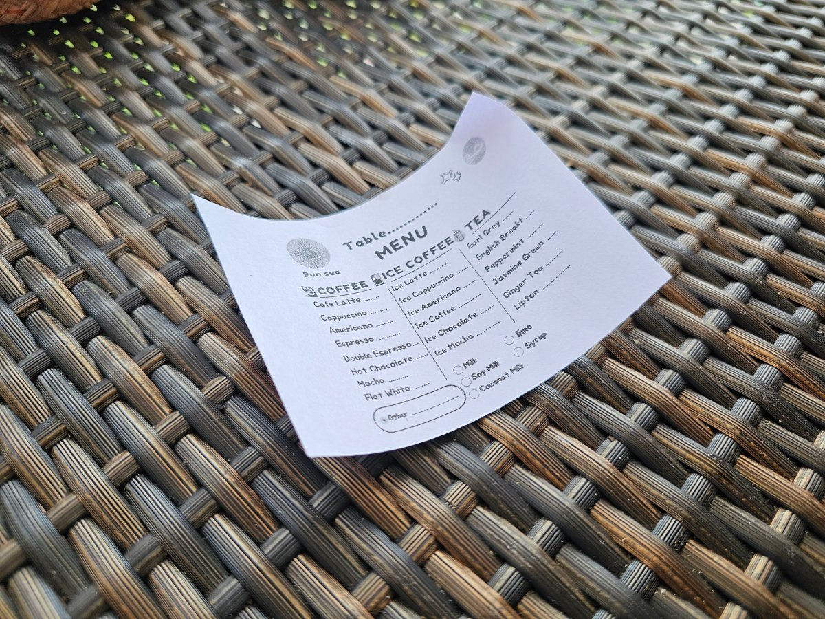 Snídaně: coffe menu