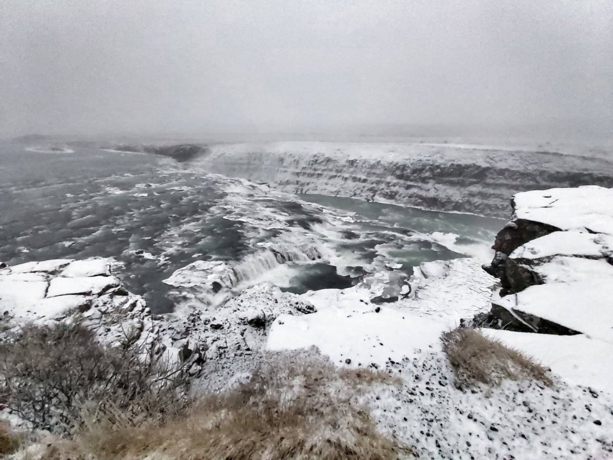 vodopád Gullfoss