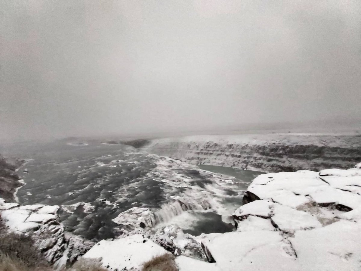 vodopád Gullfoss