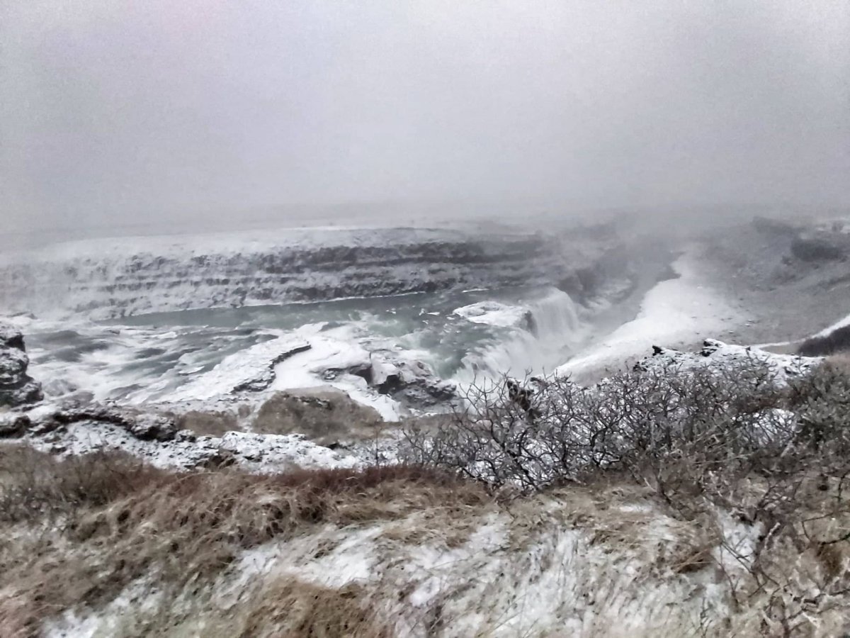 vodopád Gullfoss